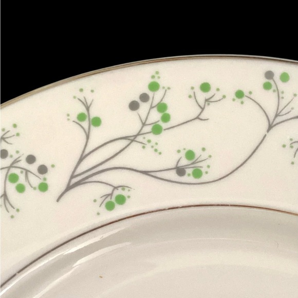 Vintage Haviland Greenbrier New York Porcelain Dinner Plate w/ Platinum Rim - Picture 2 of 6